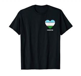 Uzbekistan Flag Shirt  Uzbekistani T-Shirt
