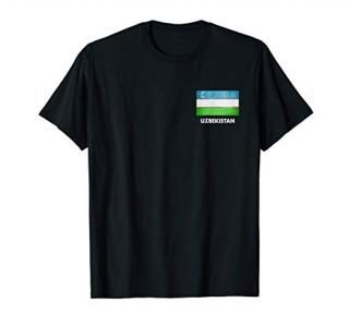 Uzbekistan Flag Shirt  Uzbek Uzbekistani T-Shirt