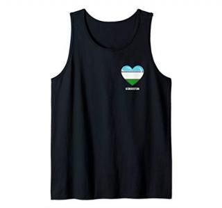 Uzbekistan Flag Shirt  Uzbekistani Tank Top