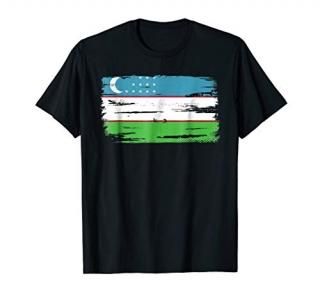 Uzbekistan Uzbek Flag T-Shirt