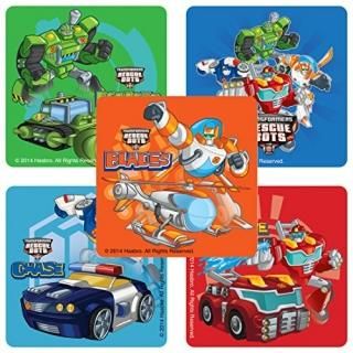 SmileMakers Transformers Rescue Bots Stickers - Birthday and Theme Party Supplie