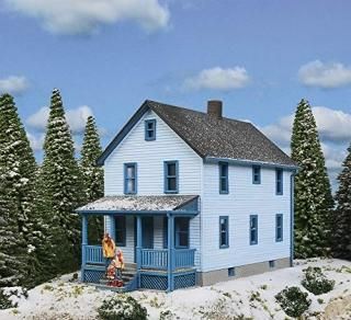 Walthers Inc. Story Frame House Kit 1/16 12.7 X 6.3 X 10.3cm
