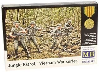 Master Box Models Jungle Patrol Vietnam War Series - 4 Figures Set 1/35 Scale