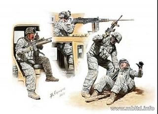 NEW MAN DOWN US MODERN ARMY MIDDLE EAST PRESENT DAY 1/35 MASTER BOX 35170.