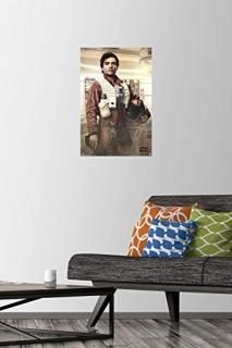 Star Wars The Last Jedi - Poe Wall Poster with Push Pins