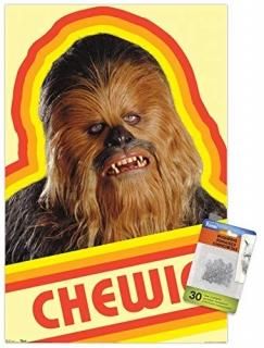 Star Wars Saga - Chewie Wall Poster with Push Pins