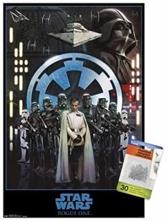 Star Wars Rogue One - Empire Wall Poster with Push Pins