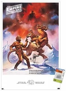 Star Wars Hoth - Empire Strikes Back Wall Poster with Pushpins