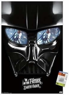 Star Wars Saga - I Am Your Father Wall Poster with Push Pins