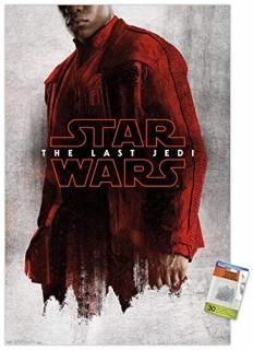 Star Wars The Last Jedi - Red Finn Wall Poster with Push Pins