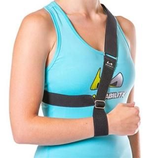 The Shoulder Sling - Patented Arm Support Strap and Waterproof Clavicle Immobili