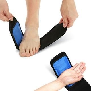 Cold & Hot Therapy Wrap Reusable Gel Pack for Pain Relief. Great for Sprains Mus