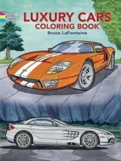 Luxury Cars Coloring Book Dover History Coloring Book