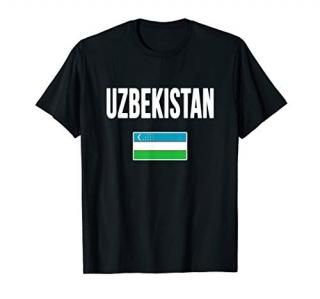 Uzbekistan T-shirt Uzbek Flag
