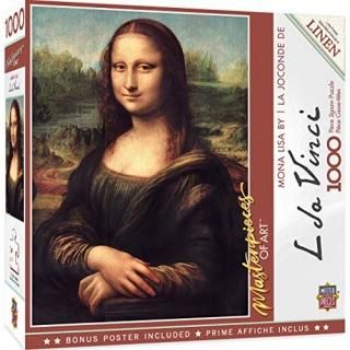 MasterPieces Masterpieces 1000 Puzzles Collection - Mona Lisa 1000 Piece Jigsaw 