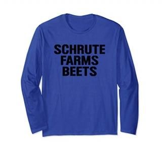 The Office Dwight Schrute Farm Beets Long Sleeve T-Shirt