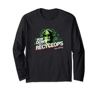The Office Dwight Schrute Bow Down Before Recyclops Long Sleeve T-Shirt
