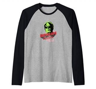 The Office Dwight Schrute Recyclops Over-Watered Lawn Raglan Baseball Tee