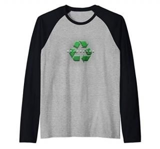 The Office Dwight Schrute Recyclops Raglan Baseball Tee