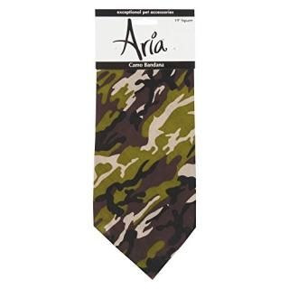 Aria Camouflage Dog Bandana Green Camo