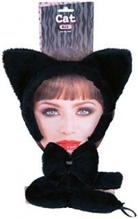 Forum Novelties Women's Cat Accessory Kit Black One Size