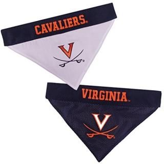 Pets First Collegiate Pet Accessories Reversible Bandana Virginia Cavaliers Larg
