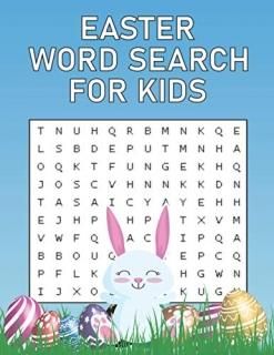 Easter Word Search For Kids Happy Easter Word Search Puzzle Book Gift for Spring
