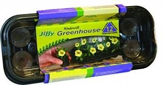 12 Pellet Windowsill Greenhouse Seed Starter Kit-12PEL WNDWSLL GREENHOUSE 
