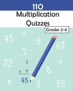 110 Multiplication Quizzes A Workbook for Practicing Multiplication Answer Key I