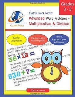 Classichoice Math Advanced Word Problems - Multiplication & Division