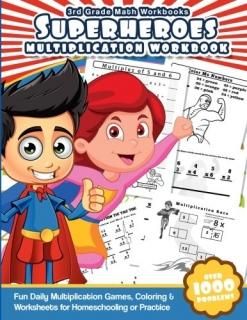 3rd Grade Math Superheroes Multiplication Fun Daily Multiplication Games Colorin