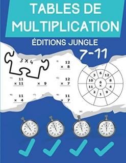Tables de multiplication Math?matiques manuel dentra?nement de 7 ? 11 ans  Chif