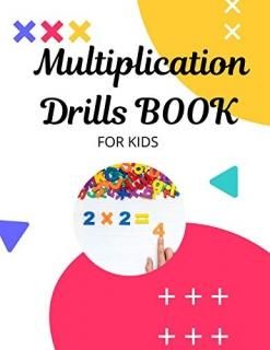 Multiplication Drills BOOK Multiplication Math Tests Workbook  funny and Teachab