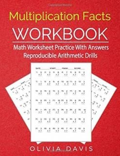 Multiplication Facts Workbook Math Worksheet Practice With Answers Reproducible 