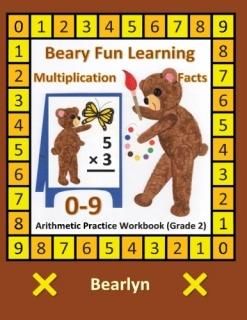 Beary Fun Learning Multiplication Facts 0-9 Arithmetic Practice Workbook Al-bear