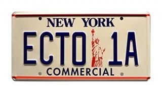 Celebrity Machines Ghostbusters 2  ECTO-1A  Metal Stamped License Plate