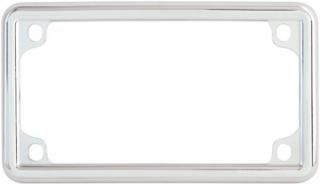Bell Automotive 22-1-46327-8 Chrome Motorcycle License Plate Frame