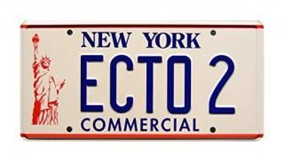 Ghostbusters 2  ECTO 2  Metal Stamped License Plate