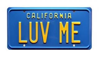 Celebrity Machines National Lampoon's Vacation  LUV ME  Metal Stamped License Pl