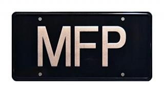 Mad Max  Main Force Patrol  Metal Stamped License Plate