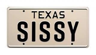 Urban Cowboy  Sissy  Metal Stamped License Plate
