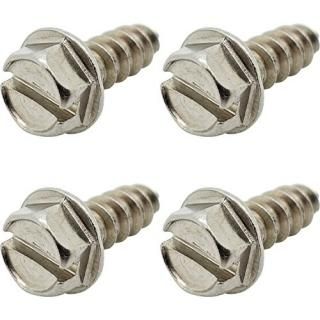 Four 4 Stainless Steel License Plate Screws BCP253