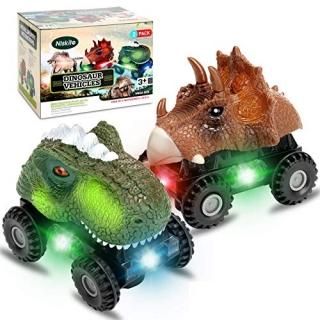 Dinosaur Toys for 2 3 4 Year Olds BoysNiskite Dinosaur Car for Kids ToddlerGifts