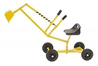 Reeves International The Big Dig and Roll Ride-On Working Excavator with Wheels 