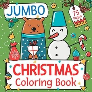 JUMBO Christmas Coloring Book Fun Childrens Christmas Gift or Present for Toddl