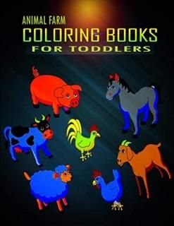Animal Farm Coloring Books For Toddlers  The Crayons Christmas Coloring Pages of