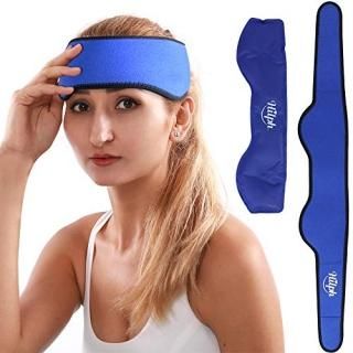 Hilph? Headache Ice Pack Head Wrap for Migraines Reusable Cold Head Wrap Migrain