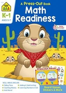 Math Readiness K-1 Press-Out Book
