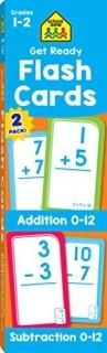 School Zone - Get Ready Flash Cards Addition & Subtraction 2 Pack - Ages 6 to 7 