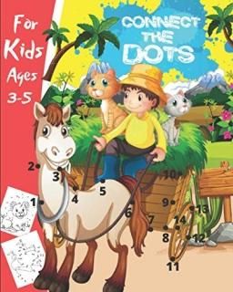 Connect the dots for kids ages 3-5 School Zone dot to dot Practice puzzles & col
